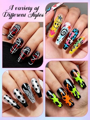 12 Color Nail Art Markers Set, Kalolary Nail Polish Pens Nail Point