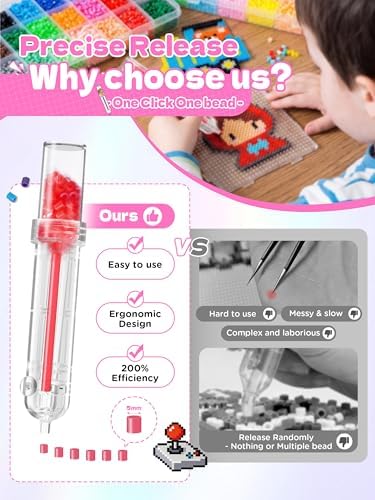 5mm Fuse Bead Pen, Melty Bead Dispense Tool for Kid & Parent Craft