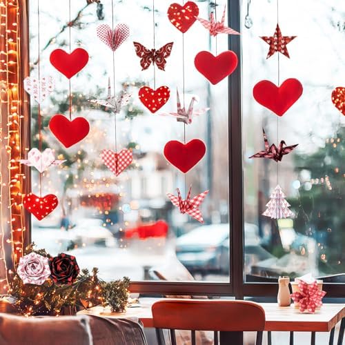Harloon 500 Sheets Valentine Origami Paper 20 Styles 6x6Inch