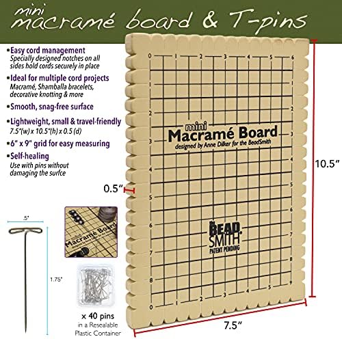 The Beadsmith Mini Macrame Combo w/ Bracelet Project & Instructions