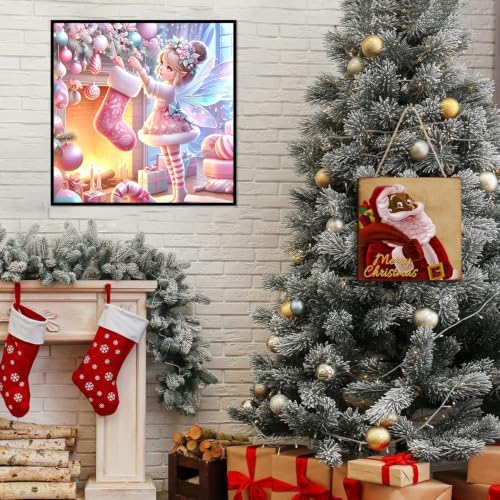 Axquilon Christmas Diamond Art Kits for Adults 14x14 inch