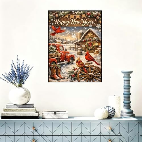 Benjenes Christmas Diamond Art Kits for Adults, Diamond Painting Kits
