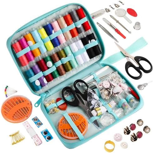 198pcs Sewing Kit for Adults, Mint