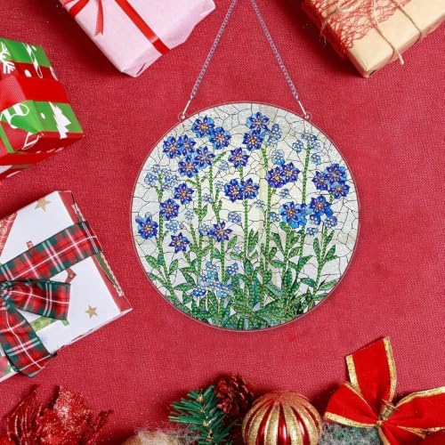 Flower Hanging Diamond Art Kits for Adult Diamond Painting Kit Pendant