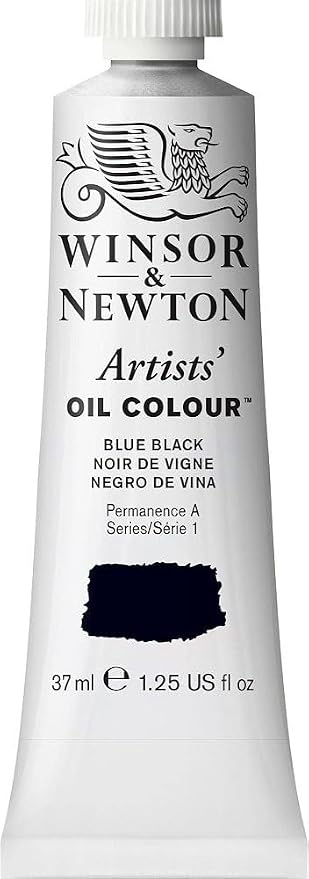 Winsor & Newton Artists' Oil Paint, 37ml Tube, Blue Black