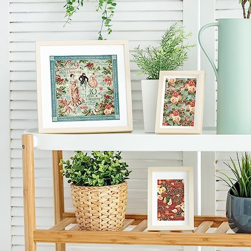 Scrapbook Paper, 24 Sheets 6"×6" 160gsm Single-Sided Patterned Cardstock
