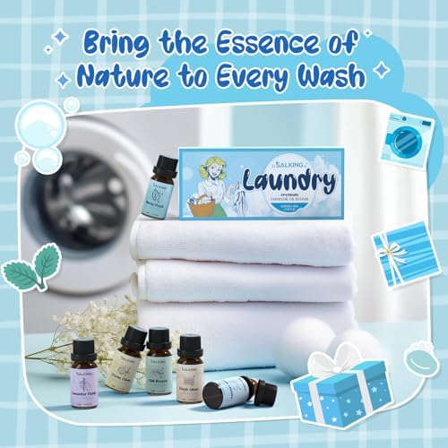 SALKING Laundry Fragrance Oils, Premium Essential Oil for Diffuser for Home