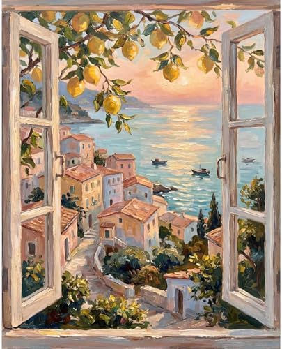 Lemon Tree Paint by Numbers Kit for Adults Without Frame 16x20 IN