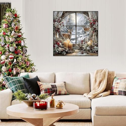 Xylogist Christmas Diamond Art Kits for Adults 14x14Inch