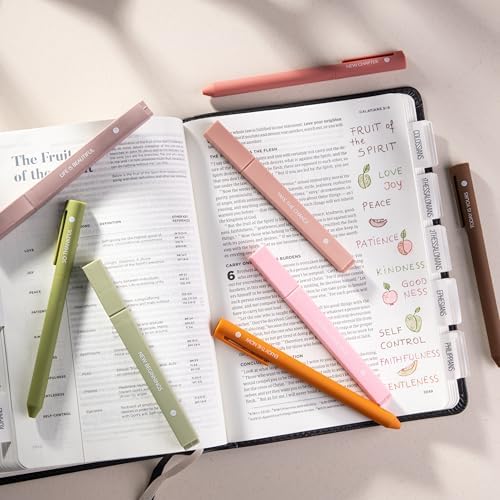 DIVERSEBEE Aesthetic Highlighters and Gel Pens, No Bleed (Dreams)