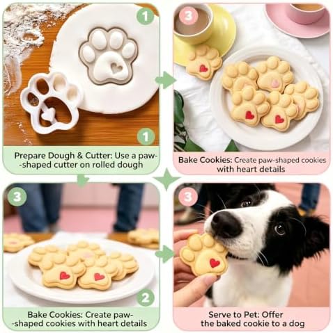 10Pcs Dog Lovers Polymer Clay Cutters