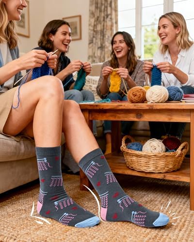 Jeasona Women's Cute Socks Fun Gifts for Wife Mom Daughter Girlfriend