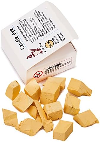 Pastel Yellow Candle Wax Dye 2 oz - Candle Color Dye Blocks