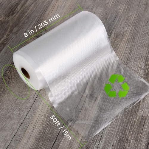 Kitchen Essentials, Vacuum Sealer Bags Rolls, 8in x 20ft, 2 Pack