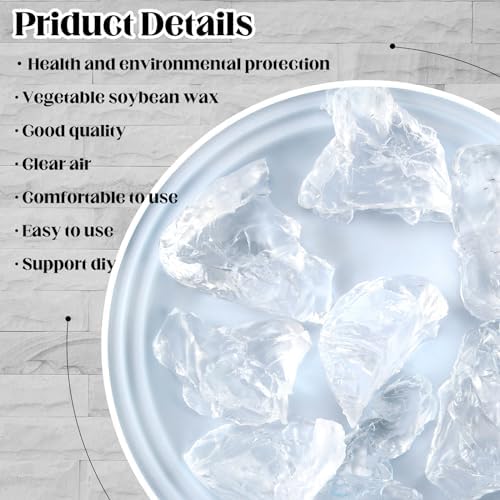 Heigble 3.3 lb Gel Wax for Candle Making Candle Making Kit with 5 Fruit Silicone Molds Wick Stickers and Liquid Dye DIY Clear Jelly Make Candles DIY Supplies for Party Supplies