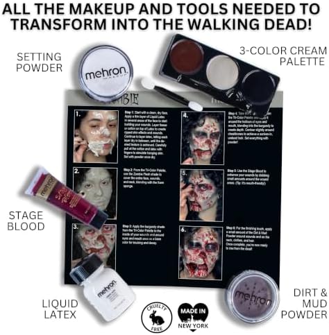 Mehron Makeup Professional Character Kit - ZOMBIE