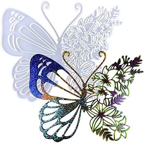 ATYUSVIC Large Butterfly Resin Mold, 12 x 15 Inch Silicone Wall Art Mold