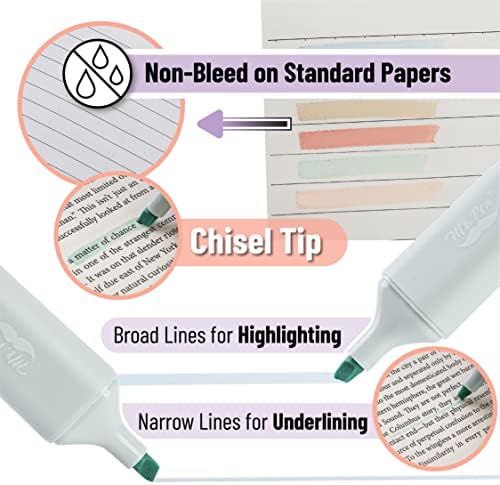 Mr. Pen- Aesthetic Highlighters, 6 Pack, Morandi Colors