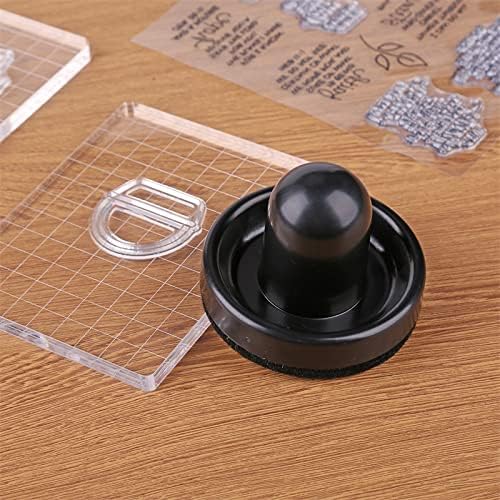 Rubber Stamp Pressure Tool for DIY Scrapbooking Crafts - Precision Embossing Press and Positioning Tools for Arts and Stamping Supplies