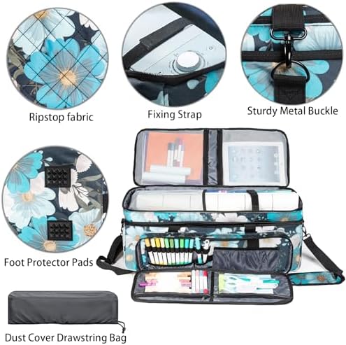 Double Layer Carrying Case for Cricut Maker 4/3, Explore Air 2/3/4 Die Cut