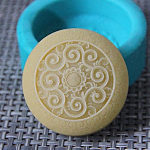 Silicone Soap Molds Kit l Soap Making Supplies l Moldes de Silicona para Resina l Candle Making Silicone Molds (Round 15130-7)