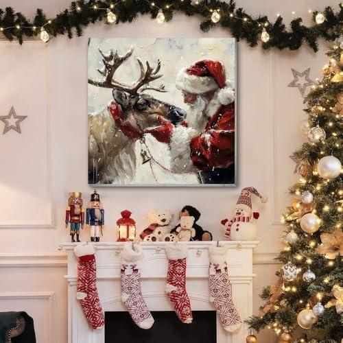 VIGEGU 6 Pack Christmas Paint by Numbers Kit for Adults