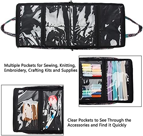 PACMAXI Sewing Accessories Storage Bag, Knitting, Craft Tools