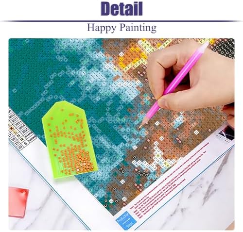 6 Pack Diamond Art Kits for Adults,Beach Diamond Painting Kits 12x16 Inch