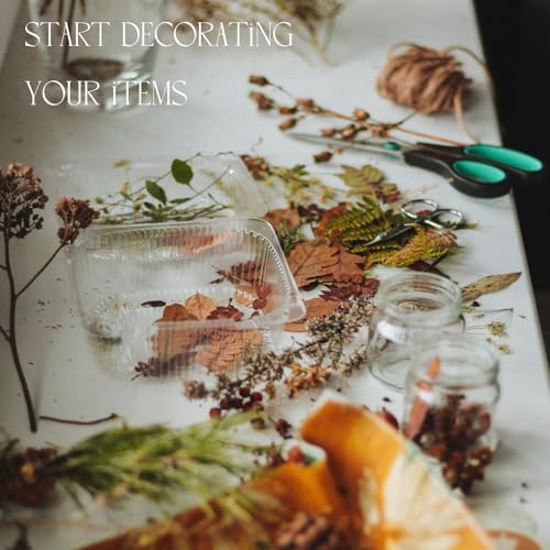 Dried Flowers 68Pcs Fall Pressed Flower with Tweezer for Crafts