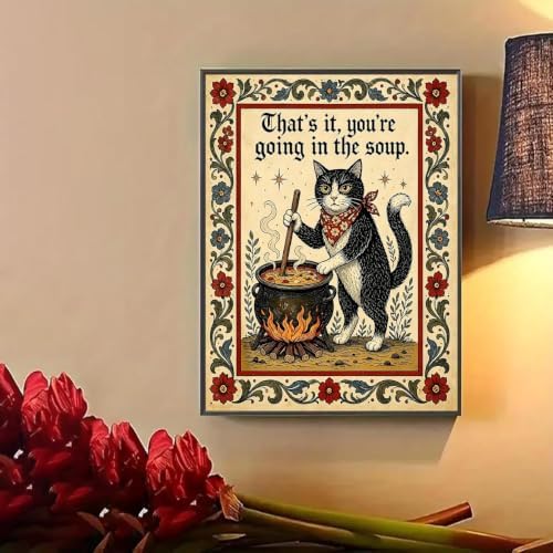 Medieval Cat Diamond Art Kits for Adult diamond painting kits for adults