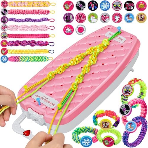 Friendship Bracelet Making Kit for Girls Ages 6-12, DIY Jewelry Craft Toy