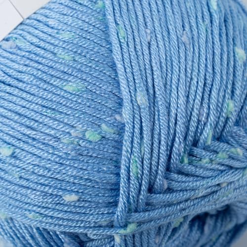 Loops & Threads Flecks Yarn - Yarn for Knitting, Crochet, Weaving, and Arts & Crafts - Assorted, Acrylic Blend, 6.53 oz