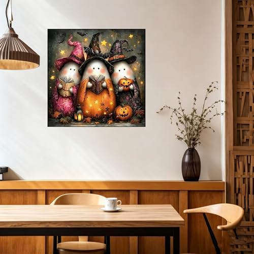 Benjenes Halloween Diamond Art Kits for Adults, Ghost Diamond Painting Kits