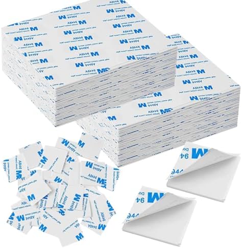 600PCS Double Sided Foam Tape, Super-Sticky Double Sided Adhesive Pads