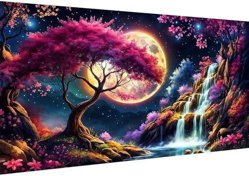 Benjenes Large Diamond Art Kits for Adults, Sakura Landscape Kits