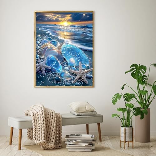 AIBOERL Paint by Numbers Kit for Adults Beginner, Beach, 12X16In