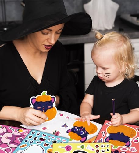 Halloween Party Favors,Halloween Stickers,DIY Crafts Stickers for Kids