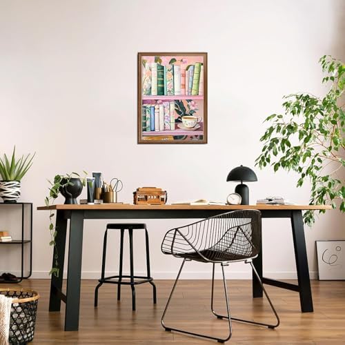 Book Diamond Art Kits for Adults Round Diamond Painting 12x16 Inch