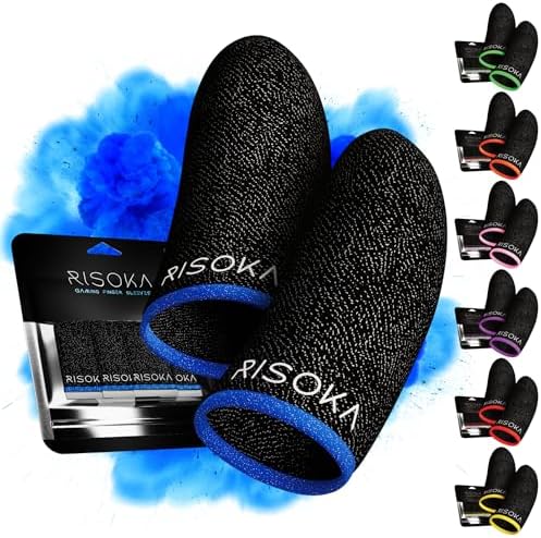 10 Pieces Gaming Finger Sleeves - Perfect Touchscreen Glide