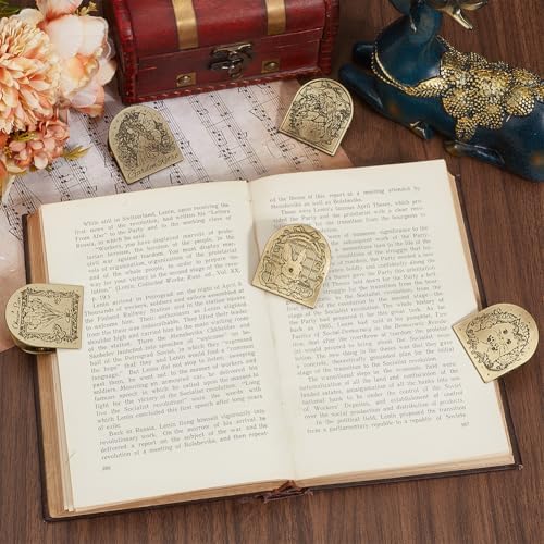 CRASPIRE Rabbit Journal Metal Clip Vintage Travelers Notebook Book Bill Binder Clips Holder Bunny Alloy Antique Bronze Decorative Travelers for TN Travelers Art Reading Decoration Accessories