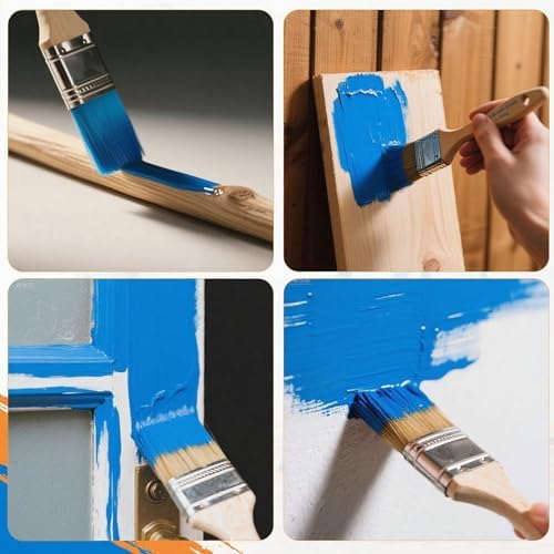 KATA 36PC Painter's Pyramids with 5 Paint Brushes for Cabinet Door Painting