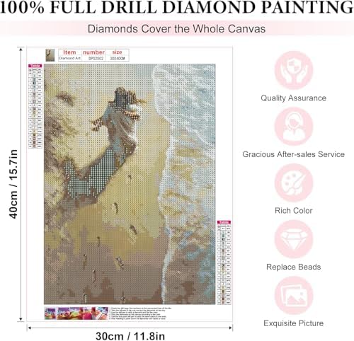 YOLENIX Jesus Diamond Art Kits for Adult Diamond Painting Kit for Beginner