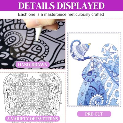 Mindfulness Adult Coloring Book with 24 Dual Tip Colors Markers