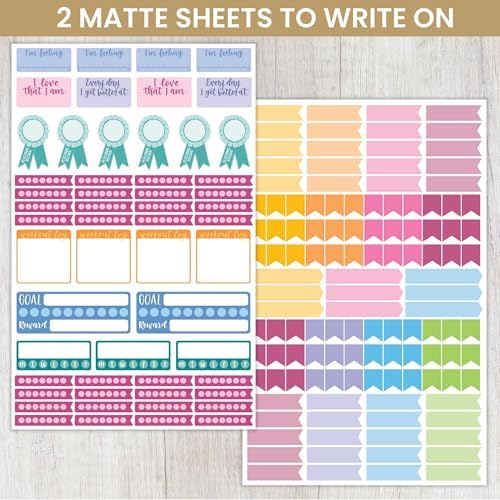 Bloom Daily Planners Planner Sticker Value Pack (13 Unique Sheets / 1,000+ Stickers) - New Variety Assortment Bundle for Planning & Decorating