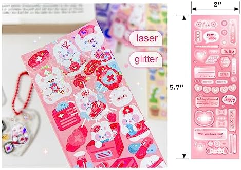 100 Sheets Stickers Deco Stickers,Photocards Journaling Anniversary Family Photo Album Arts Crafts Scrapbooking