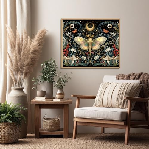 Reivworl Butterfly Paint by Numbers Kit for Adults, Butterfly Paint by Number for Adults, Painting by Number Kits for Gifts and Wall Decor 16x20Inch
