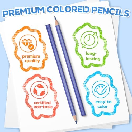 36 Pack Colored Pencils, Color Pencils Bulk for Kids Classroom, 432 Count | 12 Vibrant Colors, Pre-Sharpened, Back to School Supplies, Teachers Must Haves, Classroom Essentials & Prize & Art Supplies