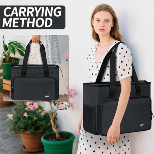 GMAK Embroidery Storage Bag, Embroidery Project Storage Carrying Tote Bag