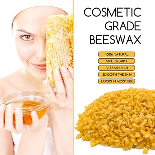 TRINIDa Yellow Beeswax Pellets 10LB, Organic Yellow Beeswax, Beeswax for Candle Making, Body, Skin Care DIY, Lip Balm and Soap Making Supplies