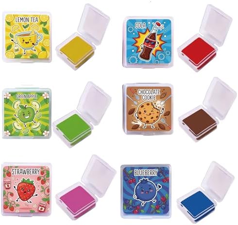 Scented Kneaded Erasers Set, Kneadable Art Erasers in Individual Plastic Cases, Soft Moldable Drawing Eraser for Sketching, Charcoal, Graphite, Clean Erasing Stationery (36, Soda Theme)